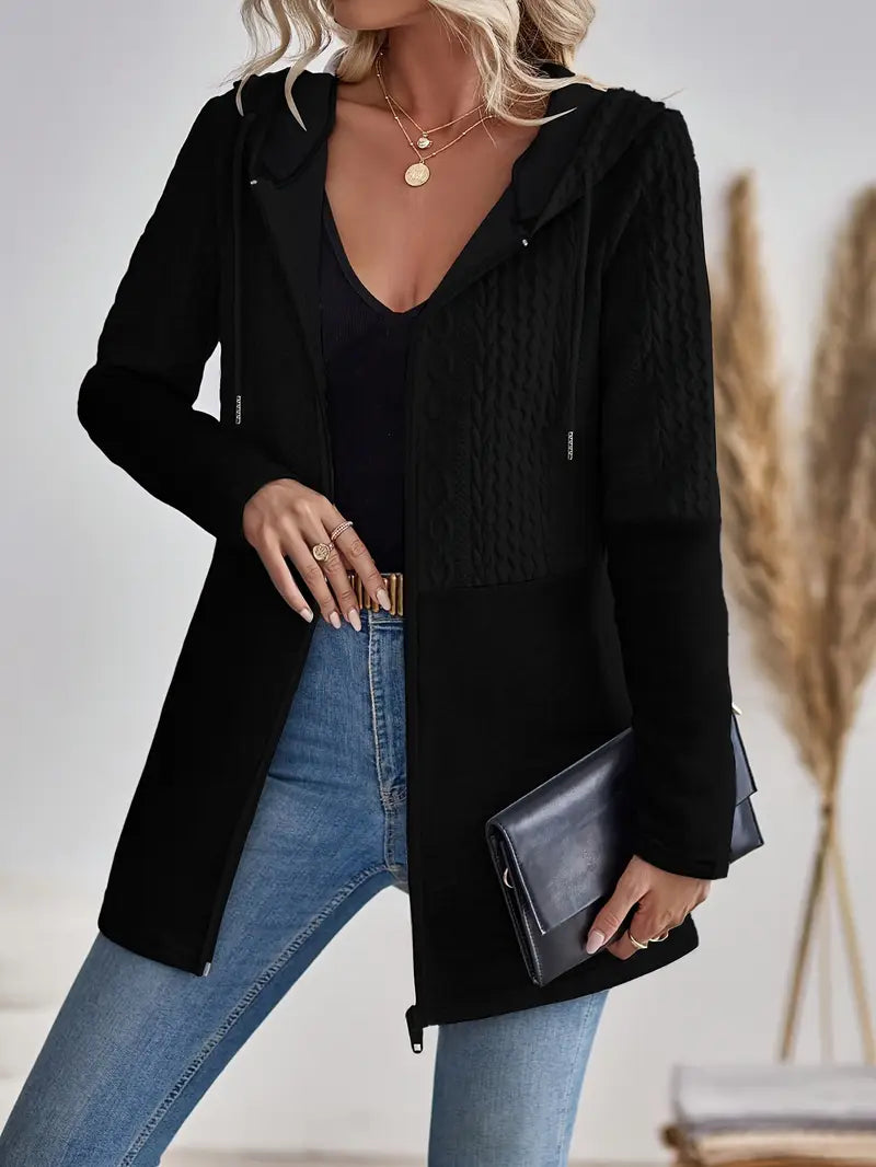 Lightweight hooded coat (March)