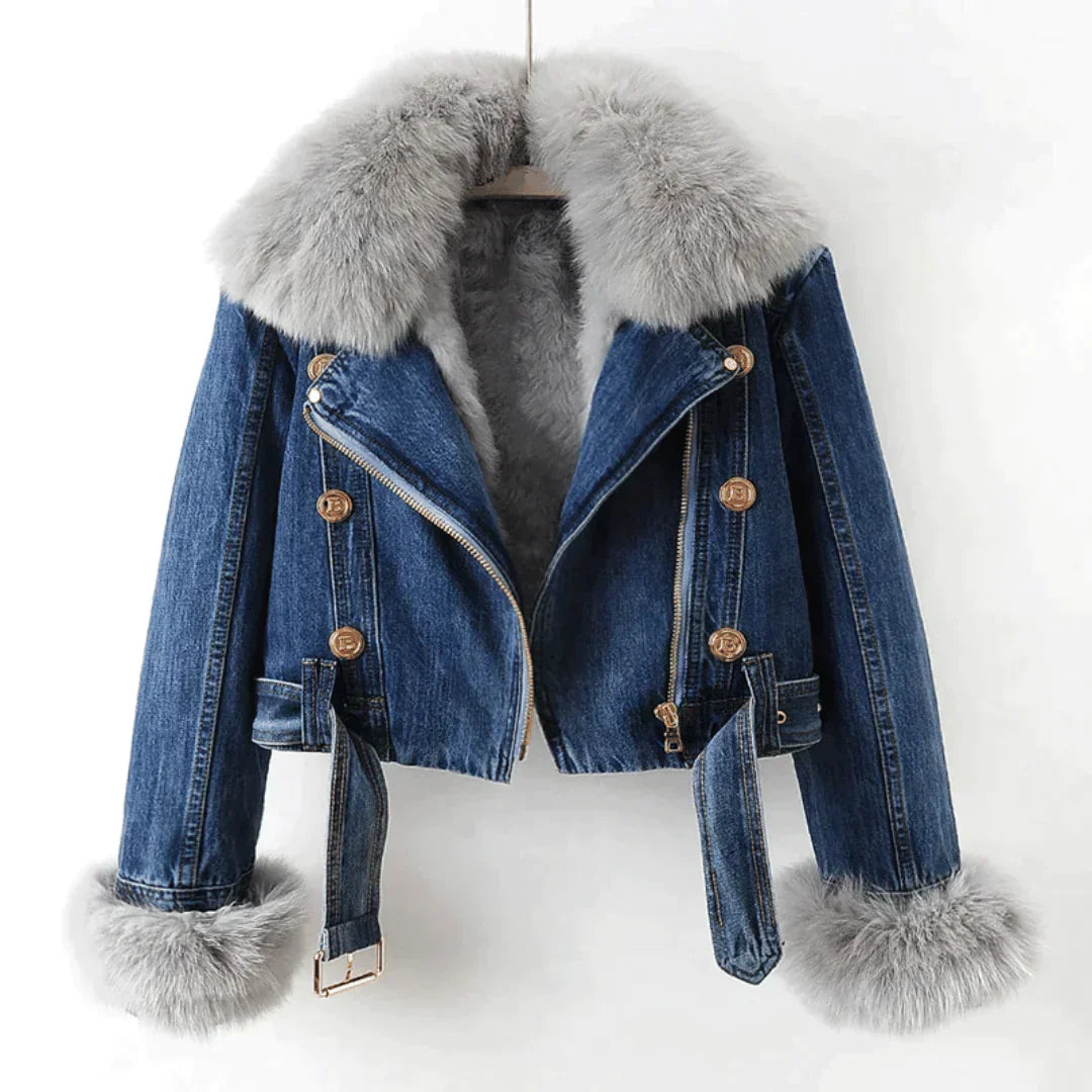 Berg-Feldt | Elegance Denim & Pelzmantel
