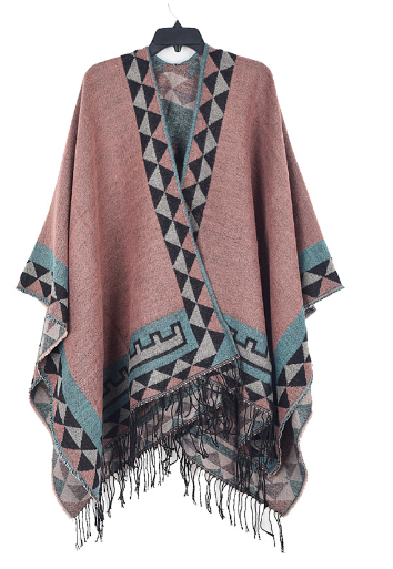 Berg-Feldt | Gestrickter Poncho - Stilvoll & Warm