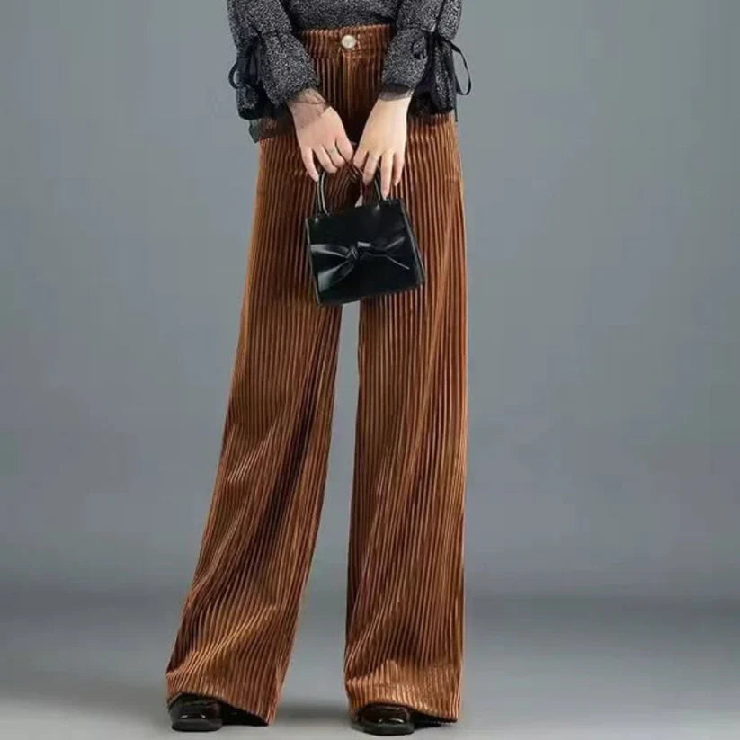 PRISKA – Cordhose mit weitem Schnitt
