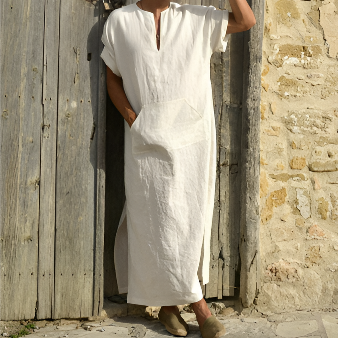Herren-Langhemdkleid mit Schlitz von berg-feldt