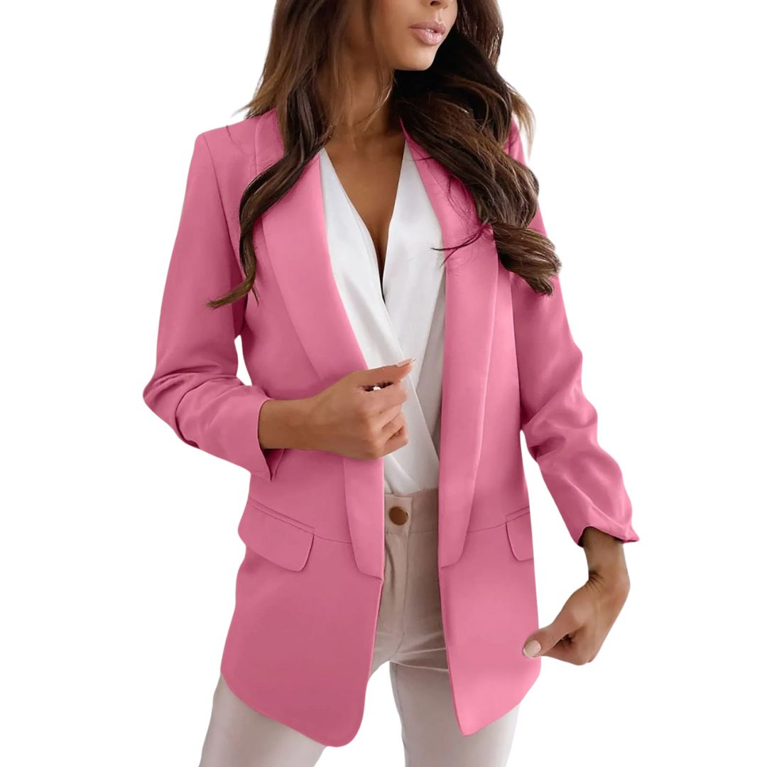 Avelena Women's Blazer: Blazer long et élégant