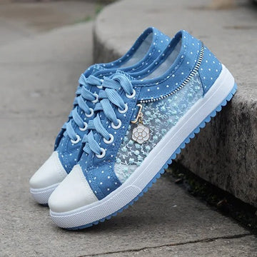 Saphira - Ballerinas mit Spitzendetail