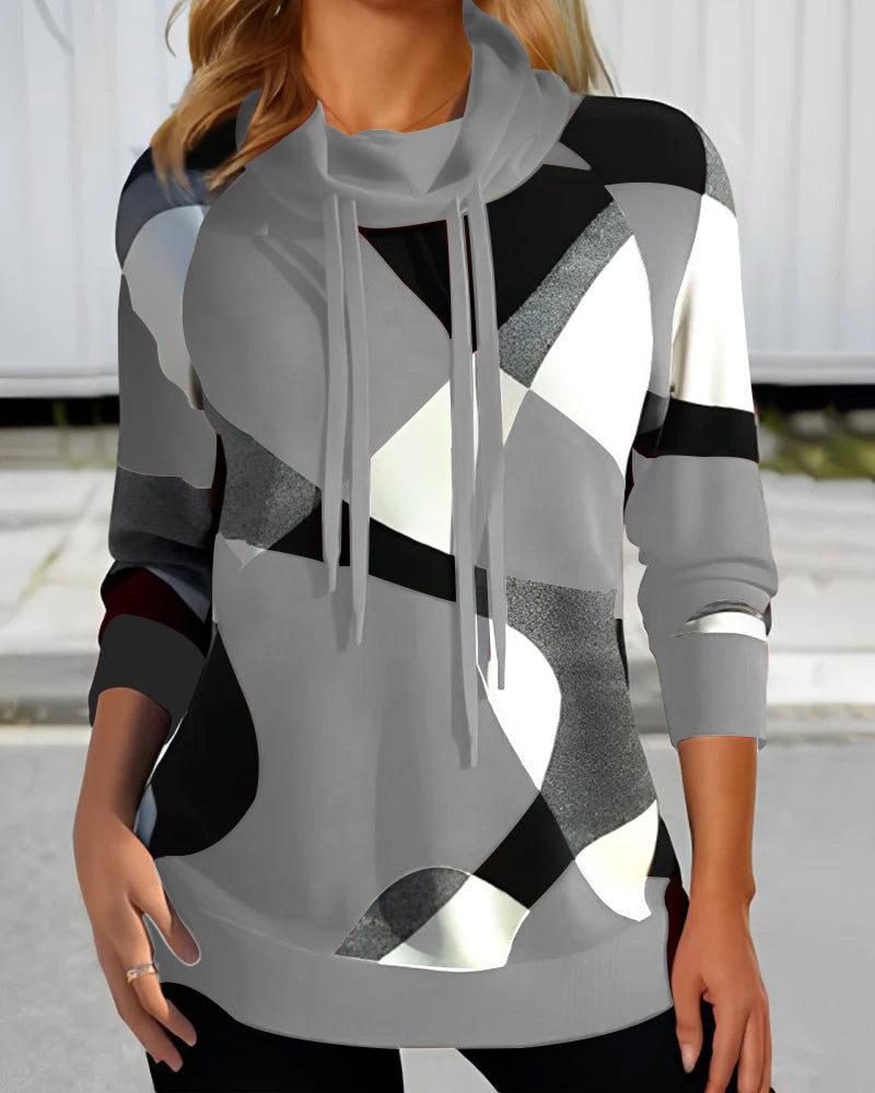 Berg-Feldt | Stylischer Color Block Kapuzenpullover