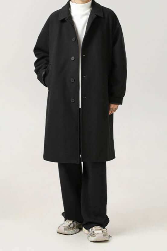 Berg-Feldt | Männer klassischer oversized Wollmantel