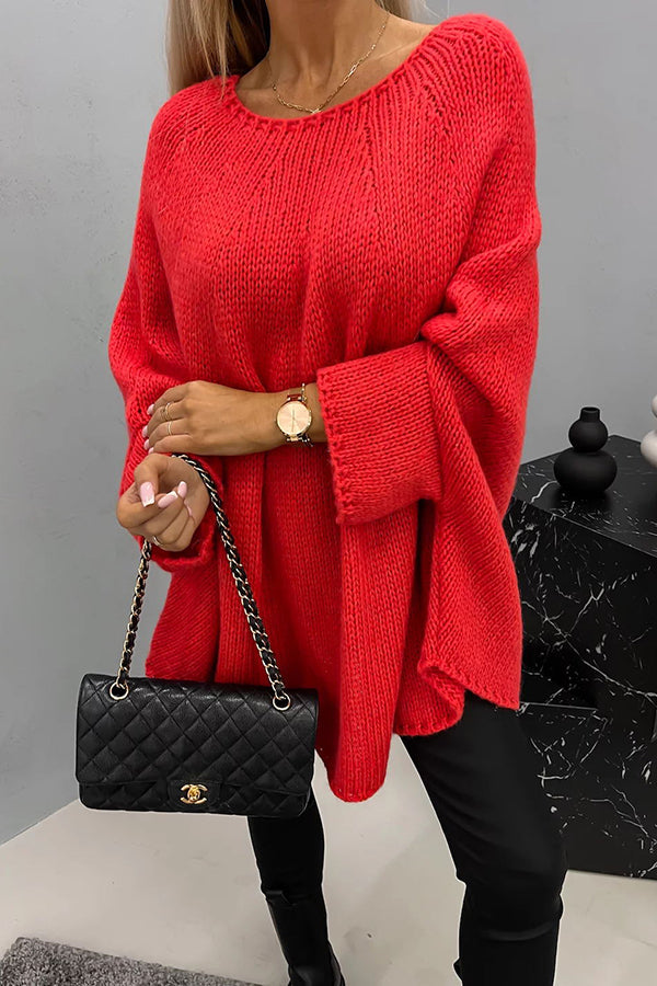 Berg-Feldt | Pull-over classique en maille pour femme - Pull douillet à col rond