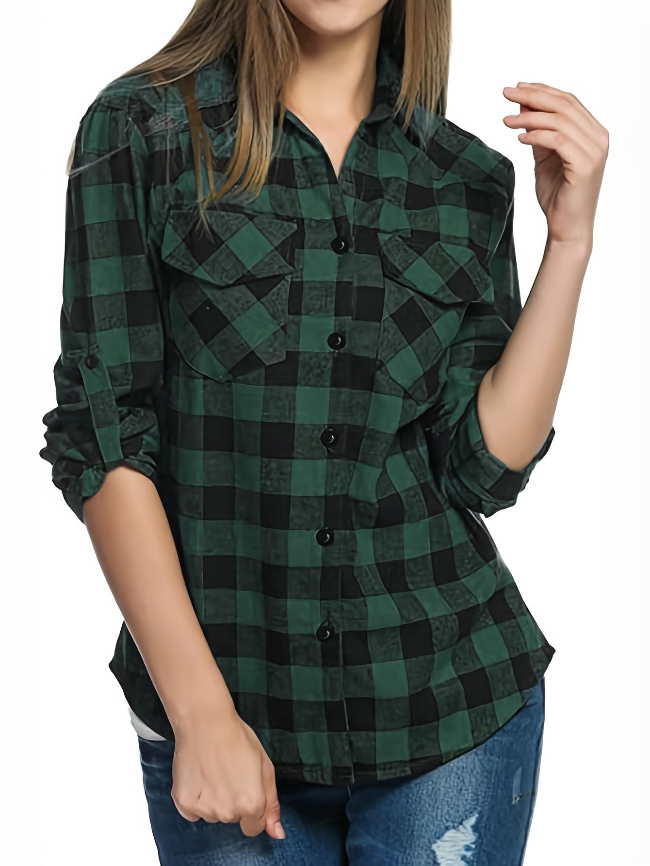 Anna's Berg-Feldt Shirt in Green-Black