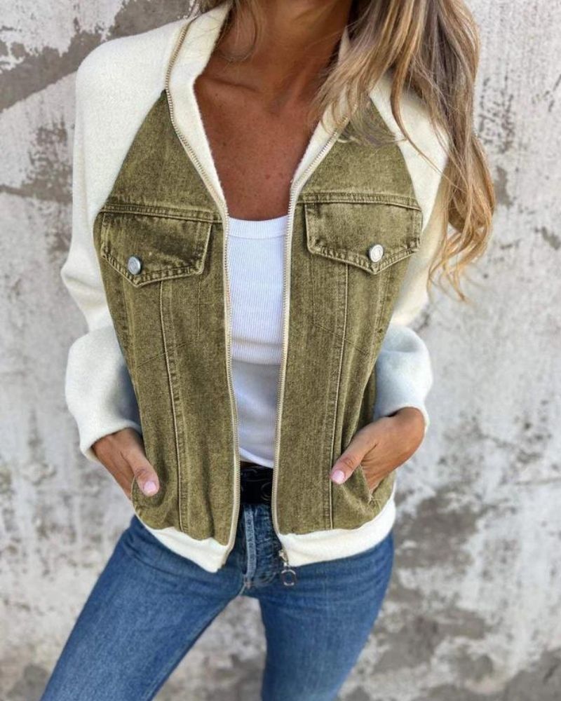 Berg-Feldt | Moderne Jacke Aus Denim Stoff