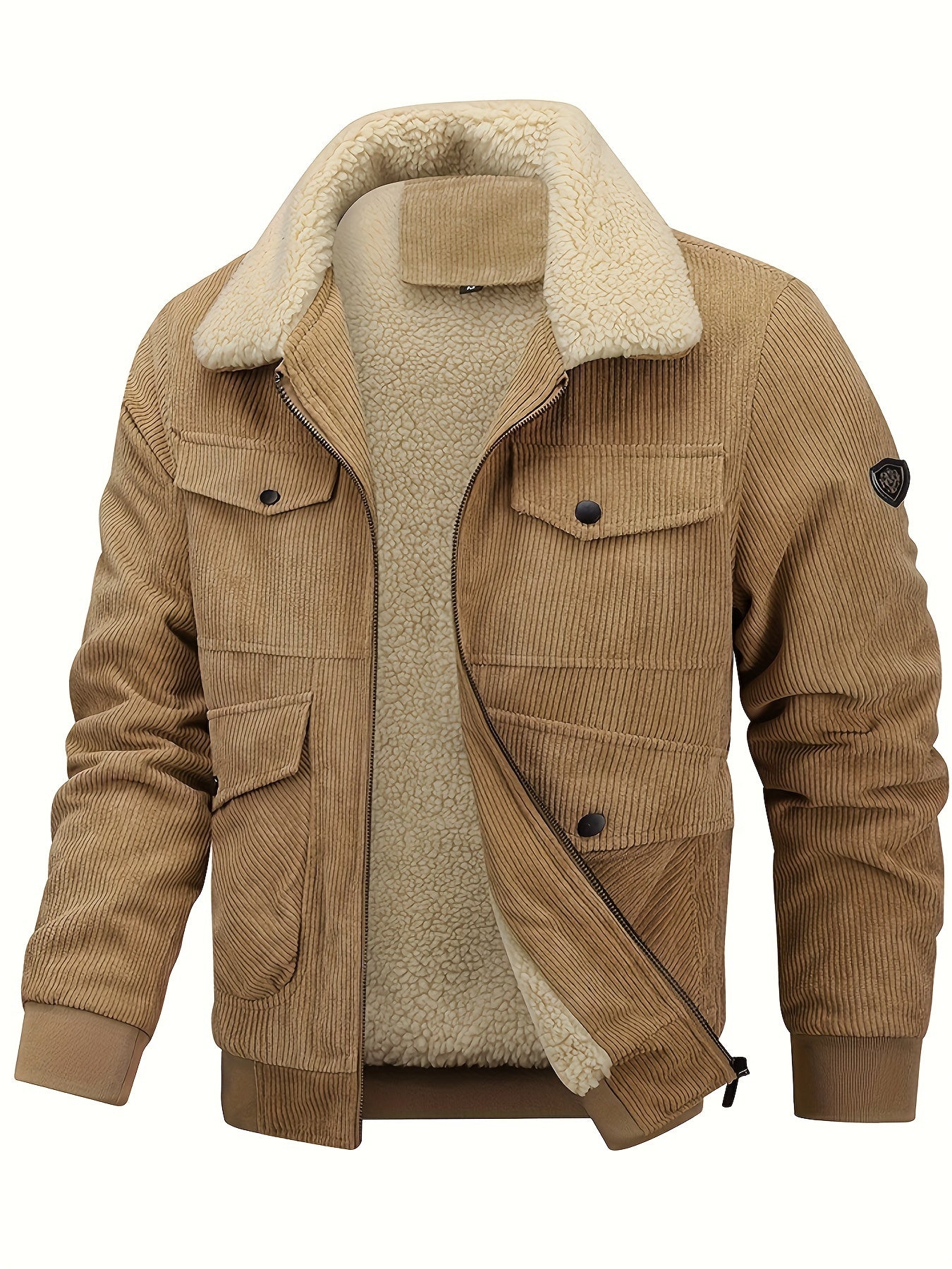 Berg-Feldt | Veste chaude en velours côtelé avec doublure polaire Cordura et polyester Robuste et confortable