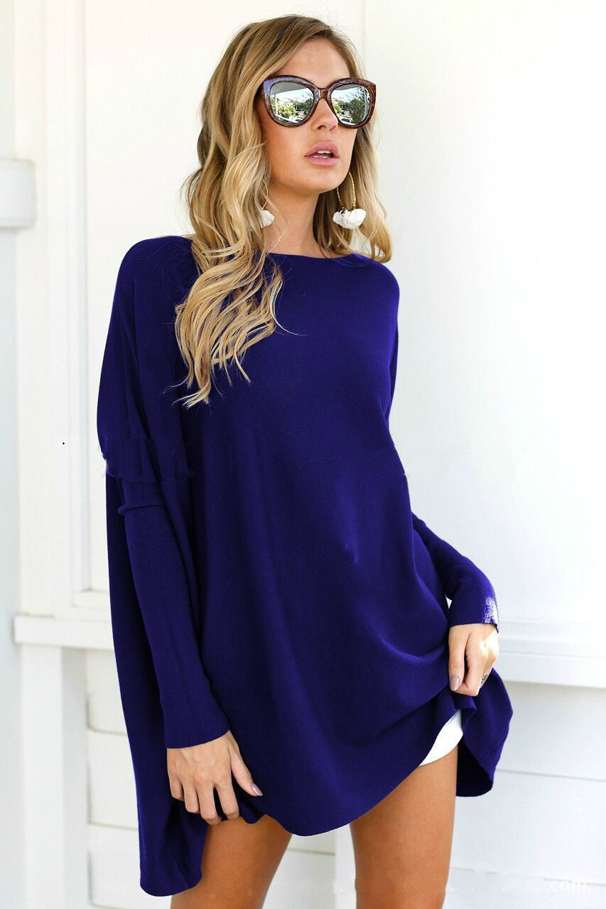 Asymmetrischer Damen-Strickpullover in Oversize von berg-feldt