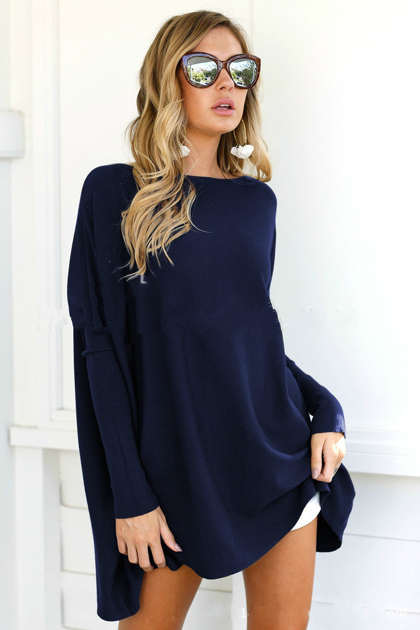 Asymmetrischer Damen-Strickpullover in Oversize von berg-feldt
