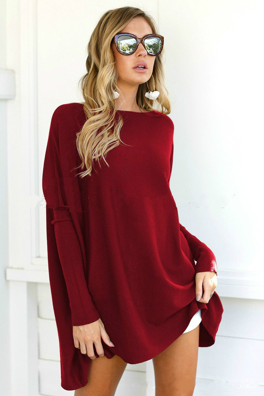 Asymmetrischer Damen-Strickpullover in Oversize von berg-feldt