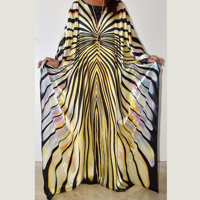 Kaftan élégant pour femme avec rayures originales de berg-feldt