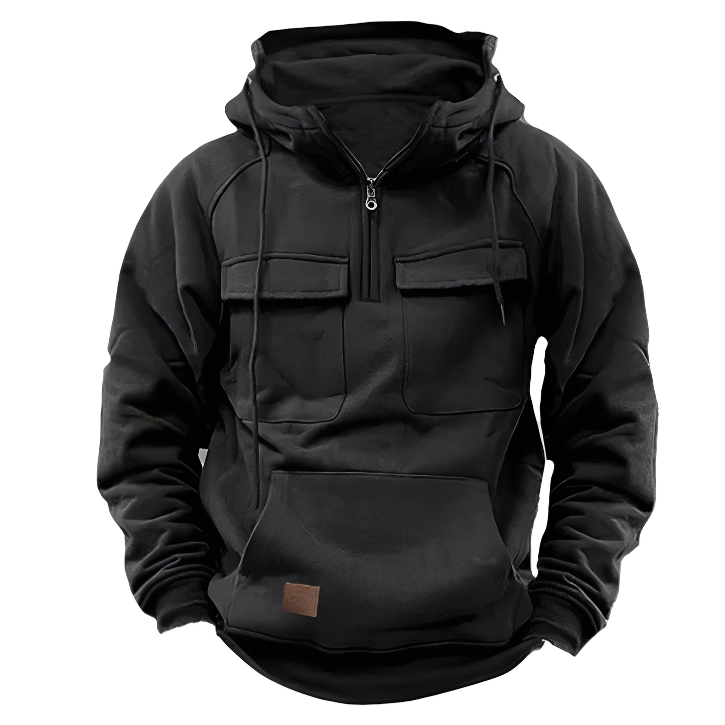 Berg-Feldt | Klassischer Hoodie mit mehreren Taschen für Männer
