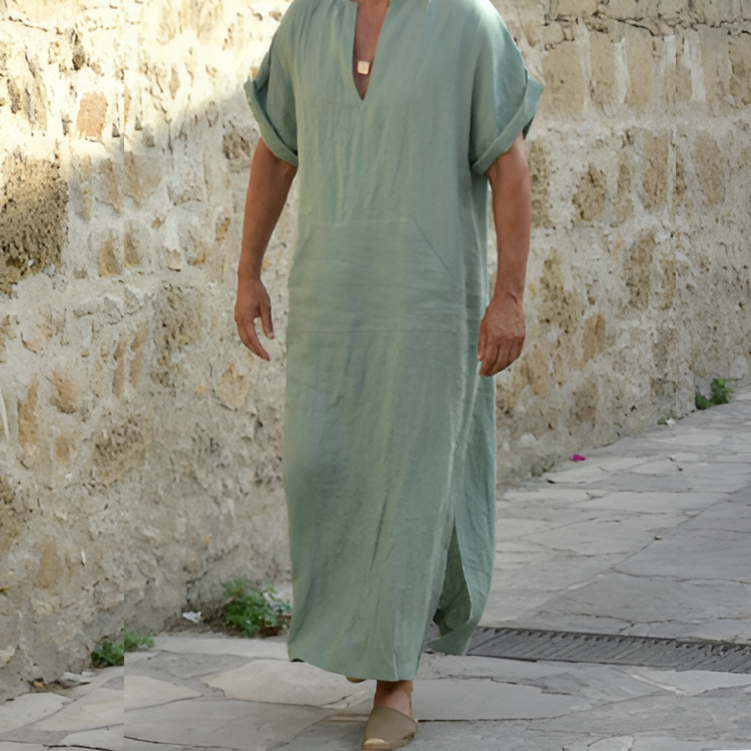 Herren-Langhemdkleid mit Schlitz von berg-feldt