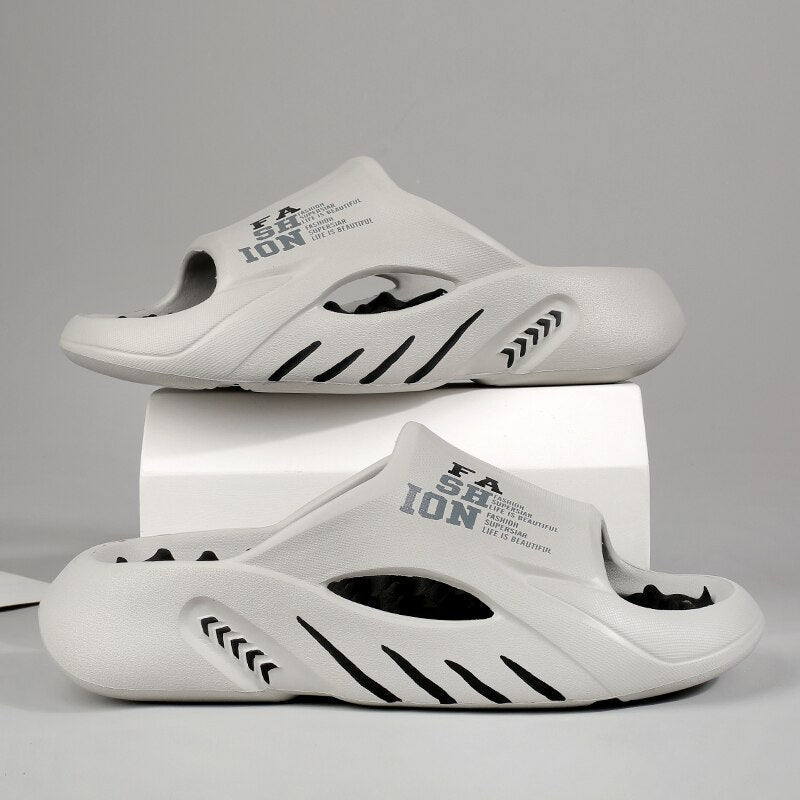 Berg-Feldt Luxus Herren Badeschuhe: Orthopädisch, weiches Fußbett, rutschfeste Sohle