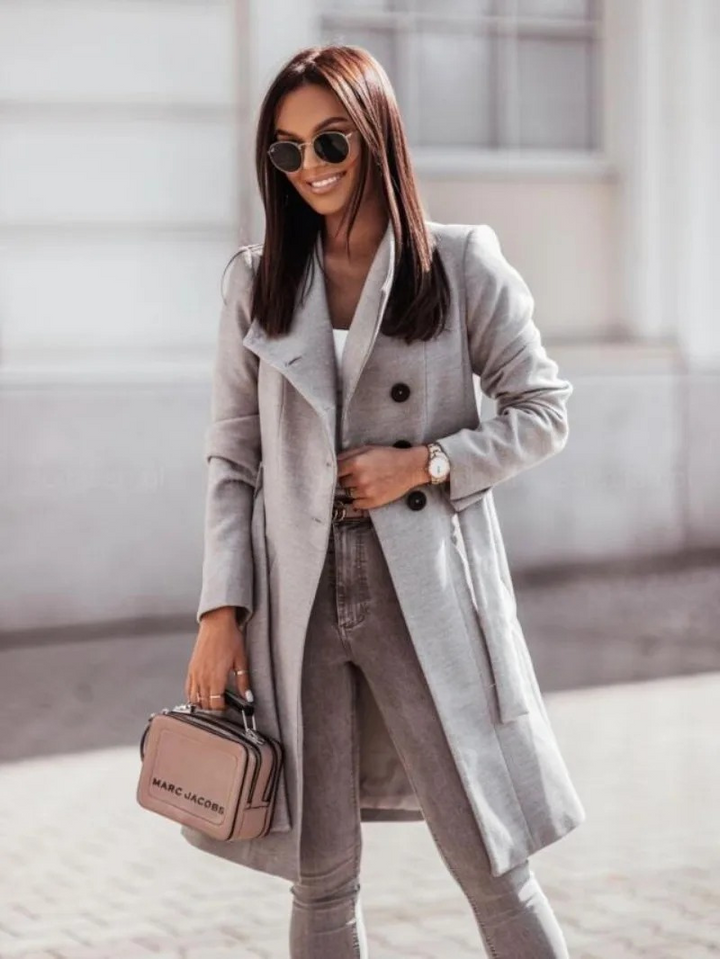 Berg-Feldt | Taillierter Trenchcoat für Frauen Herbstkollektion