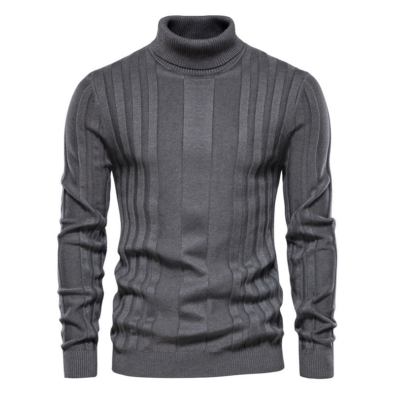 Chandail pour homme à col roulé élégant