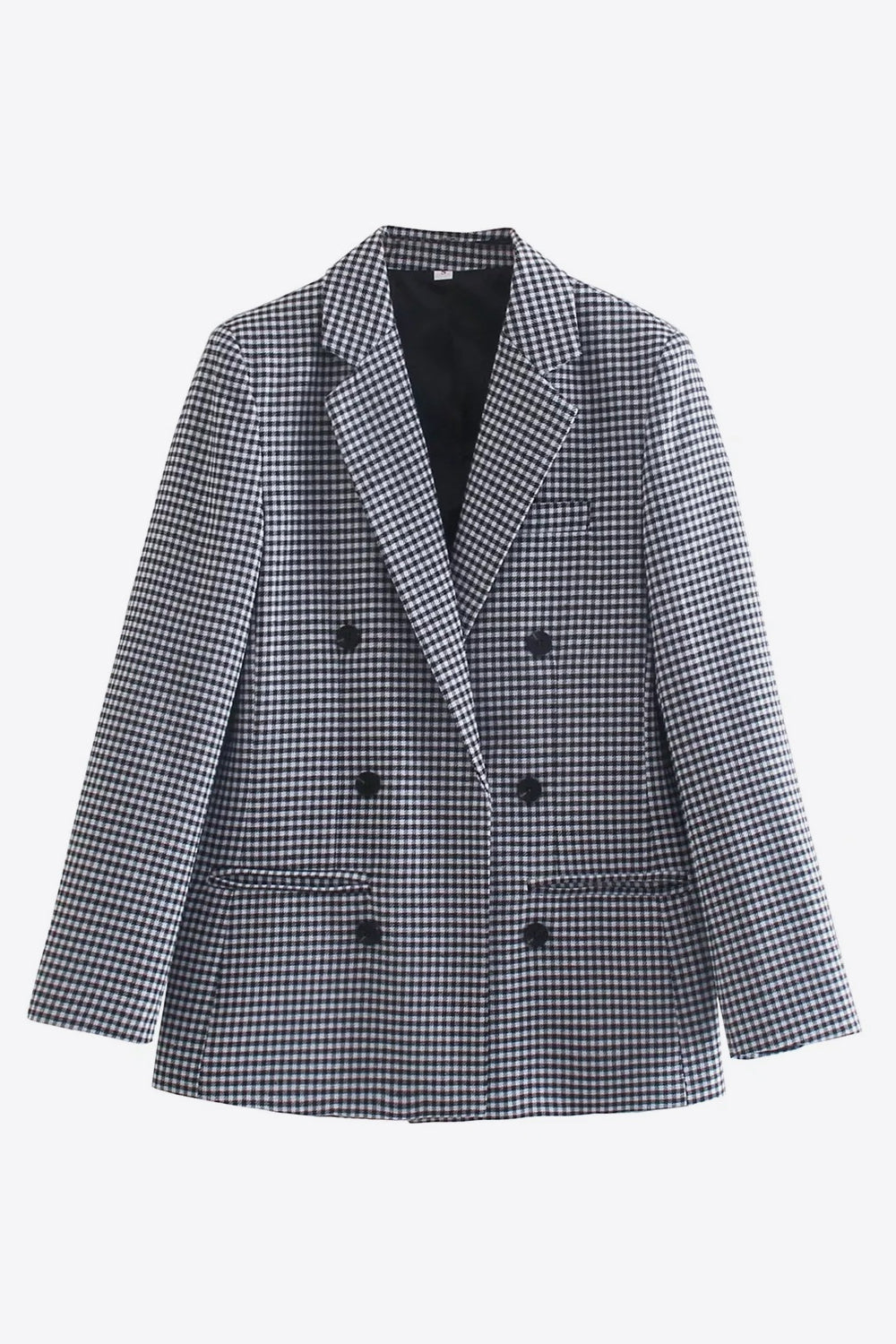 Berg-Feldt | Kariertes Doppelbreasted Blazer