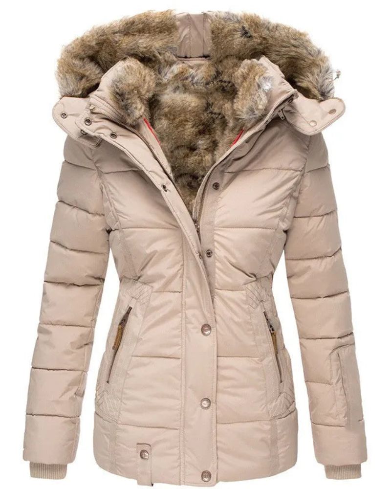 Berg-Feldt | Manteau d'hiver chaud doublé de fourrure