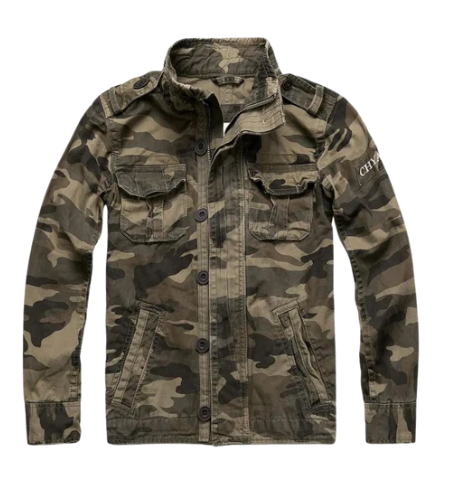 Monique: Veste en jean rétro à nombreuses poches