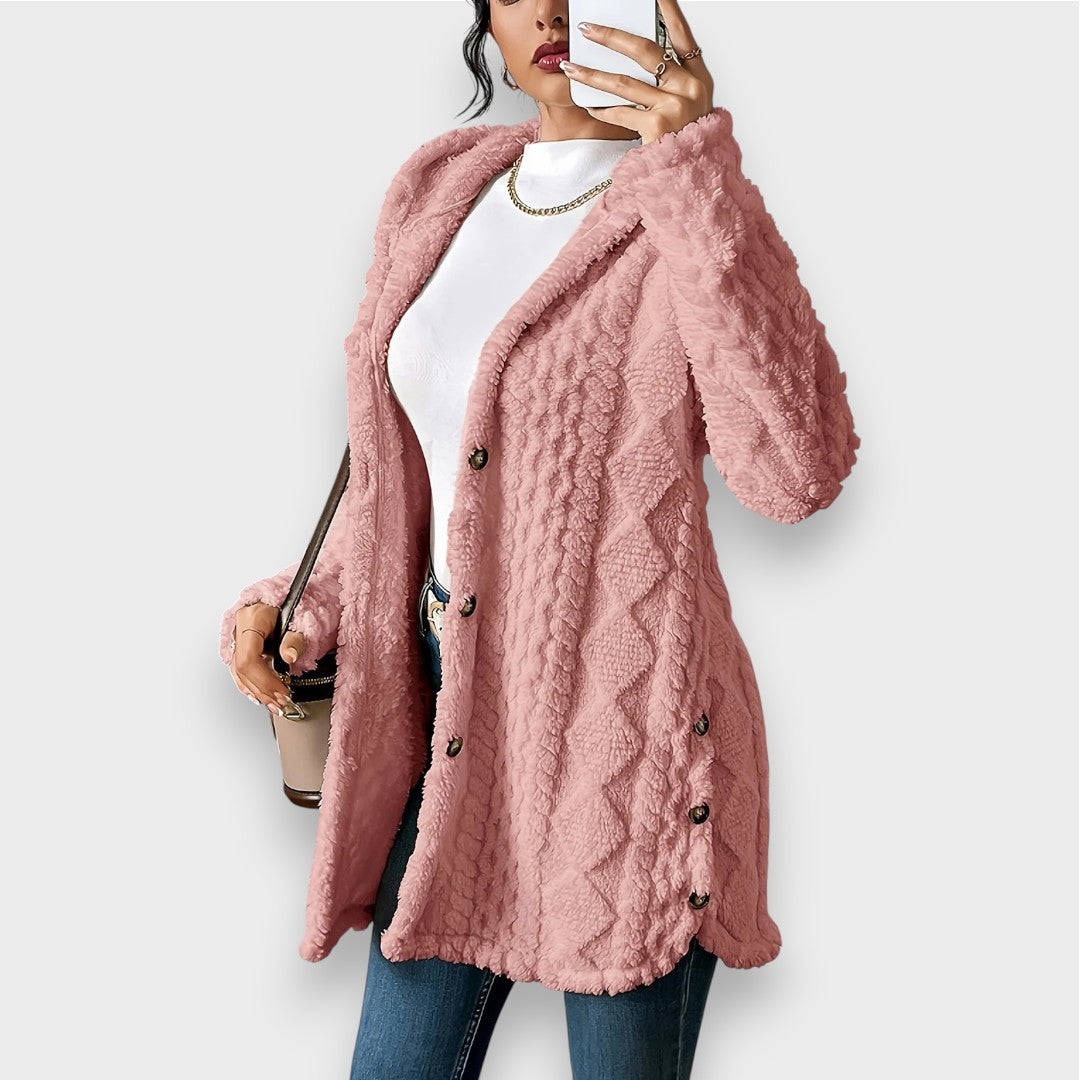 Berg-Feldt | Plüsch-Hoodie-Cardigan-Pullover