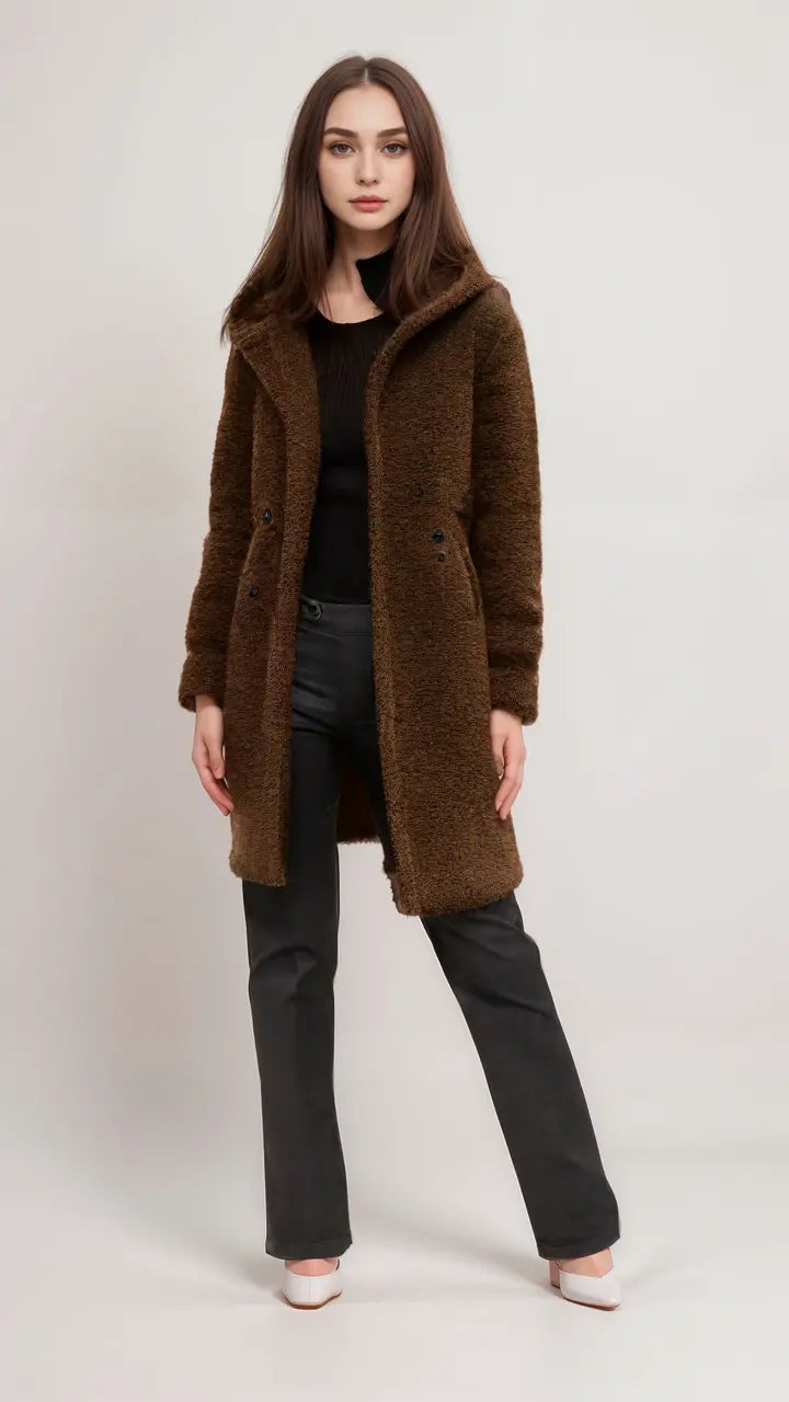 Berg-Feldt | Teddyjacke mit Kuscheliger Struktur