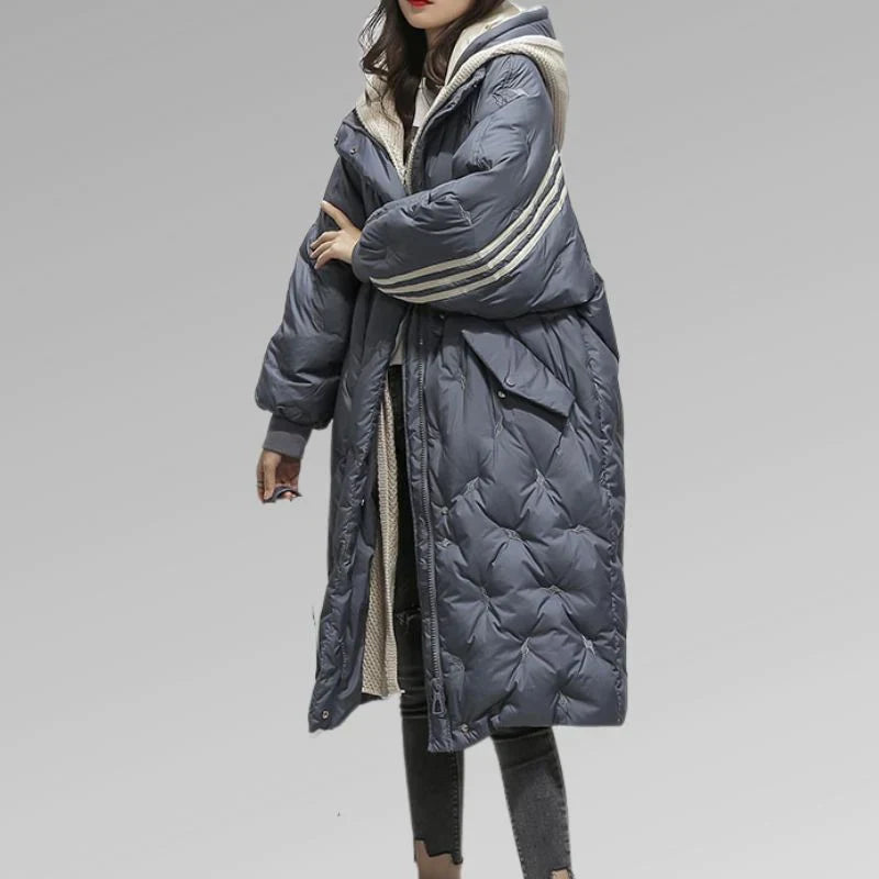 Berg-Feldt | Lang Gefütterte Winterjacke