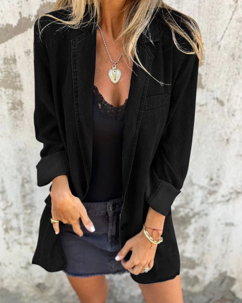 Berg-Feldt | Lässiger Denim Blazer