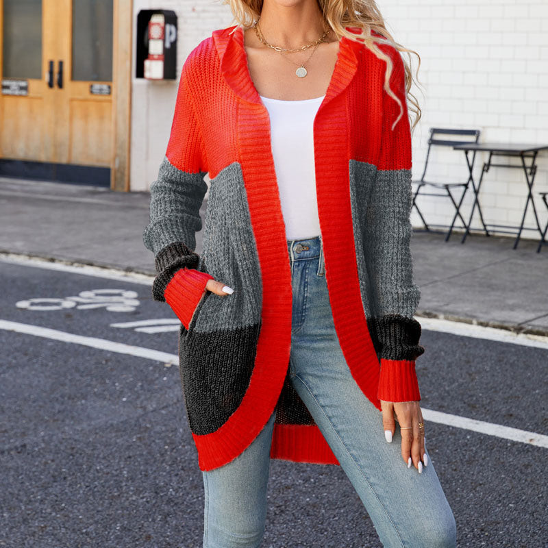 Berg-Feldt | Farbblock Strickjacke