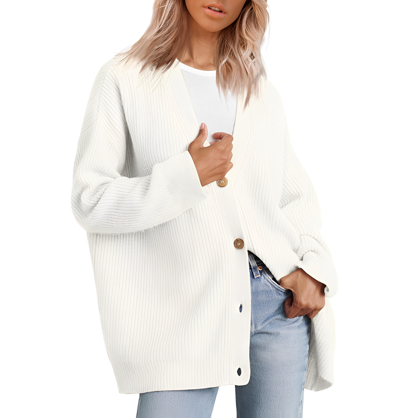 Berg-Feldt | Lässiger Oversize Cardigan für Frauen