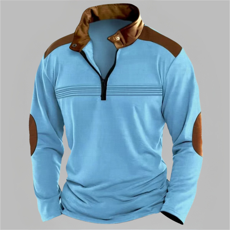Polo à manches longues confortable pour homme