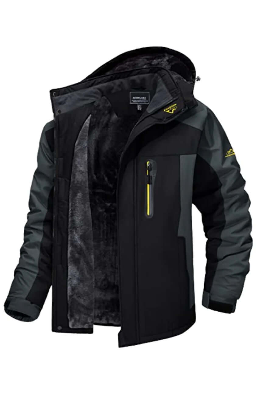 Berg-Feldt | Herren wasserdichte fleecegefütterte Winterjacke