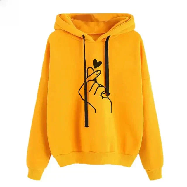 Berg-Feldt | Sweat à capuche décontracté avec imprimé graphique Mélange de coton Doux et confortable