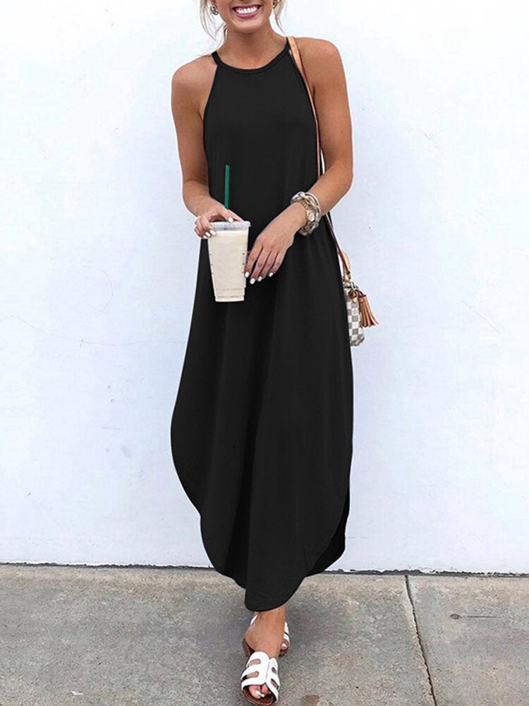 COSIMA – Robe longue sans manches
