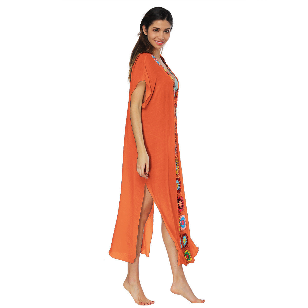 Elegant Women's Embroidered Beach Kaftan berg-feldt
