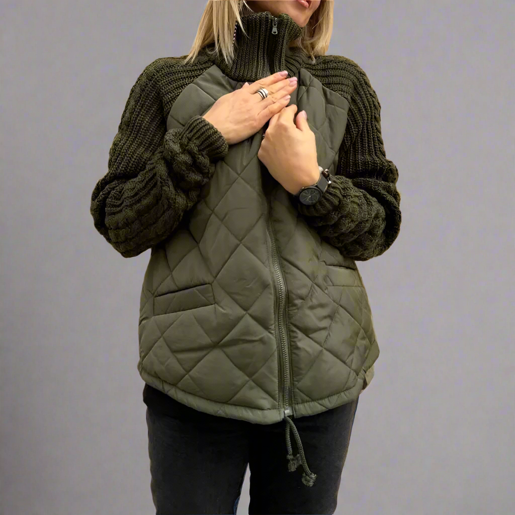 Berg-Feldt | Jacket mit Gestrickten Ärmeln für Den Herbst