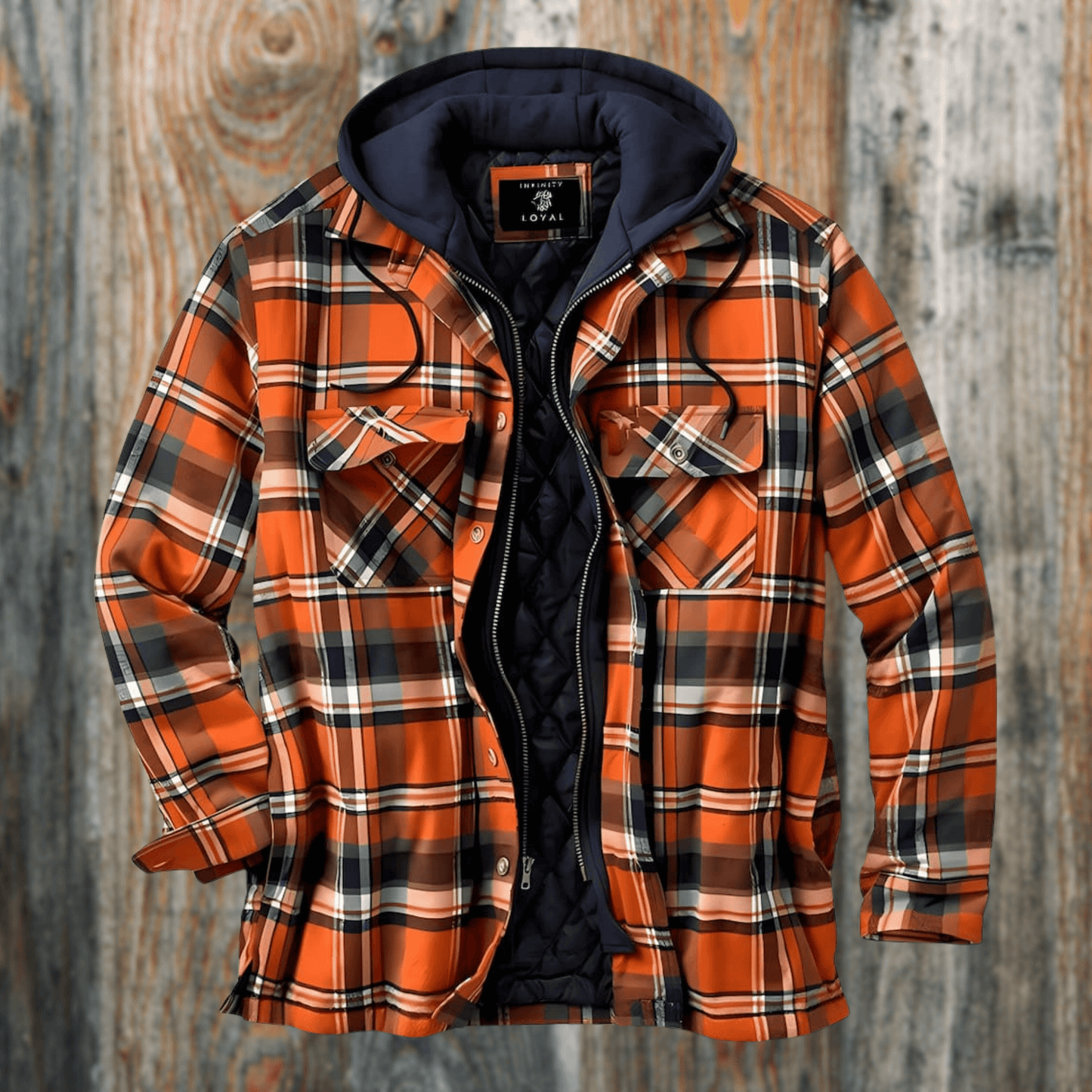 Berg-Feldt | Herren Freizeit Karo-Jacke - Frühling & Herbst Reguläre Passform
