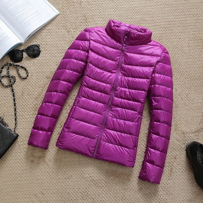 Berg-Feldt | Daunenjacke mit Reibverschluss und Taschen Dina
