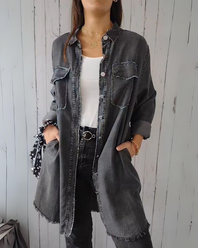 Berg-Feldt | Veste chemise en jean confortable