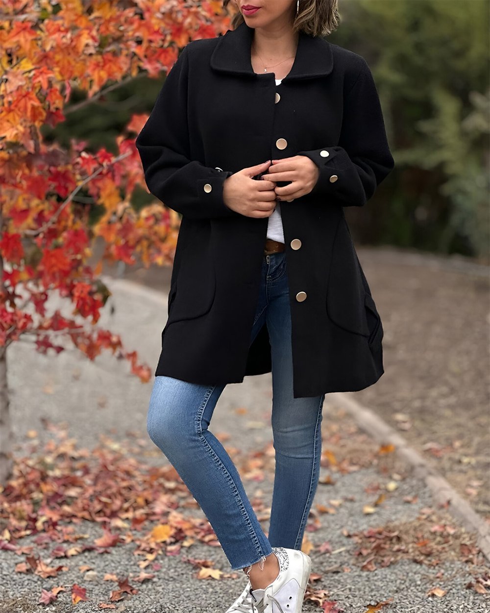 Berg-Feldt | elegante Jacke mit stilvollem seitlichem Knotendetail