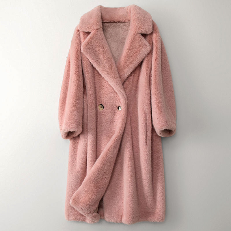 Berg-Feldt | Manteau d'hiver beige pour femme