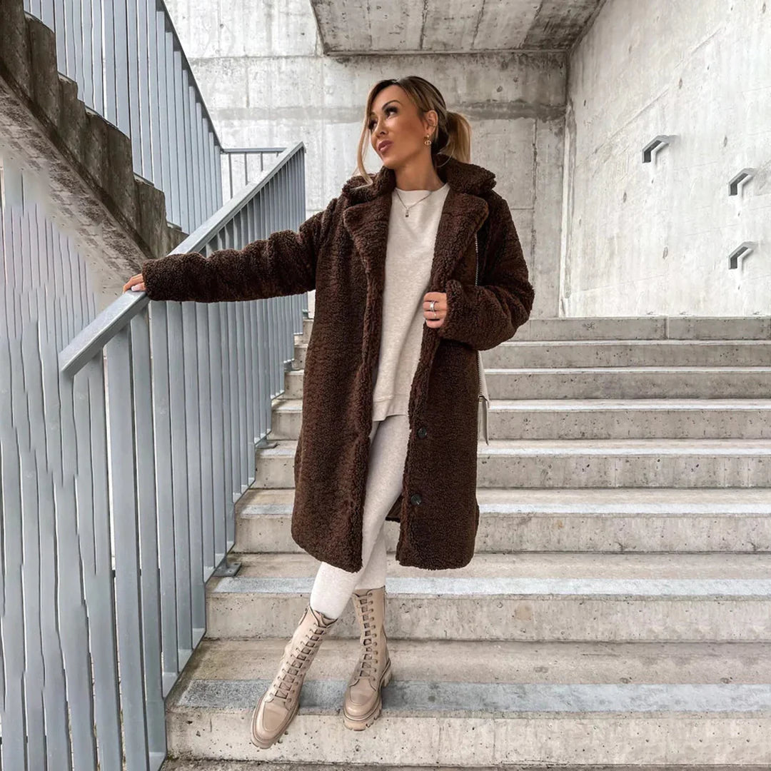 Berg-Feldt | Teddy Mantel für Frauen
