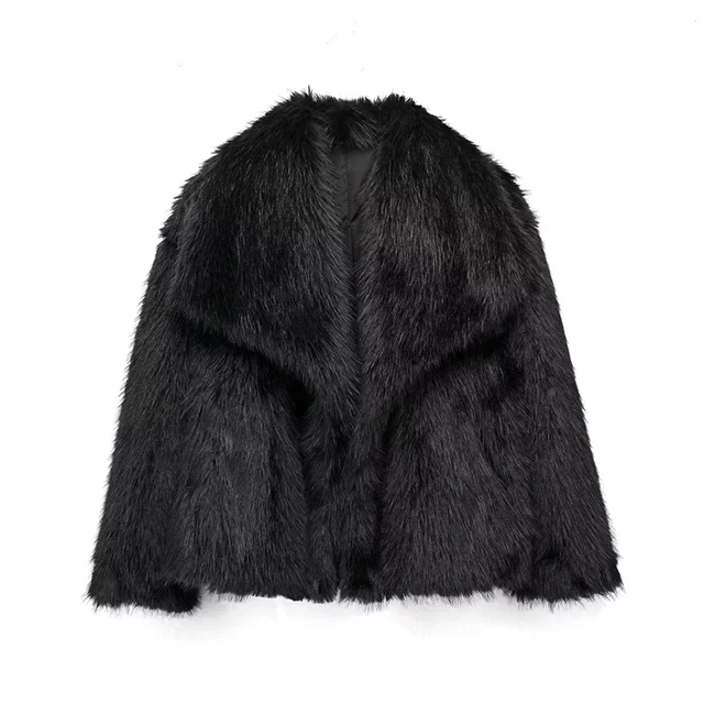 Berg-Feldt | Trendy Damen Winterjacke aus Kunstfell