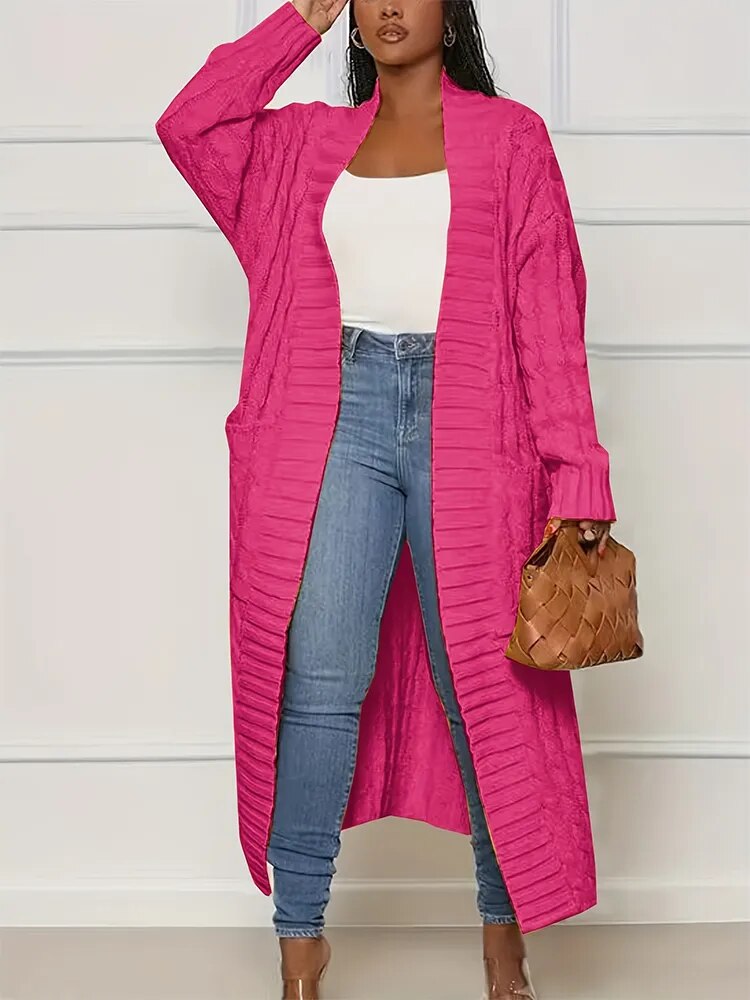 Cardigan en grosse maille Brooklyn avec poches