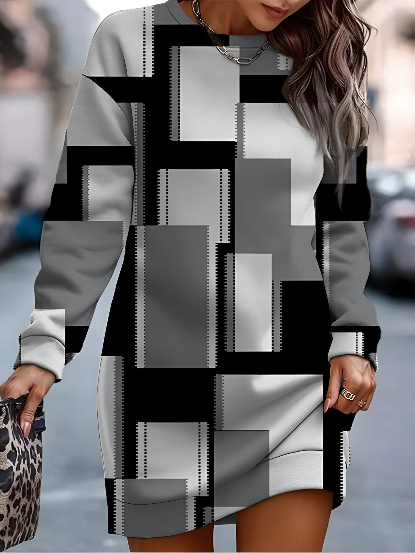 Charlotta: robe sweat oversize confortable et élégante