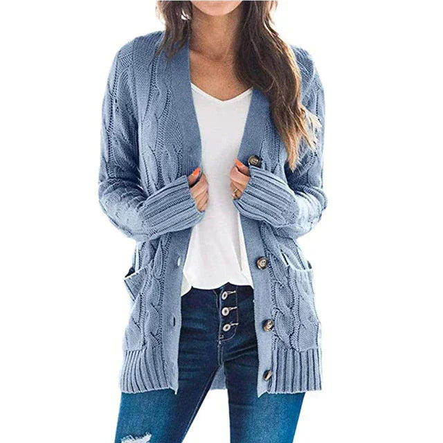 Cardigan femme avec poches