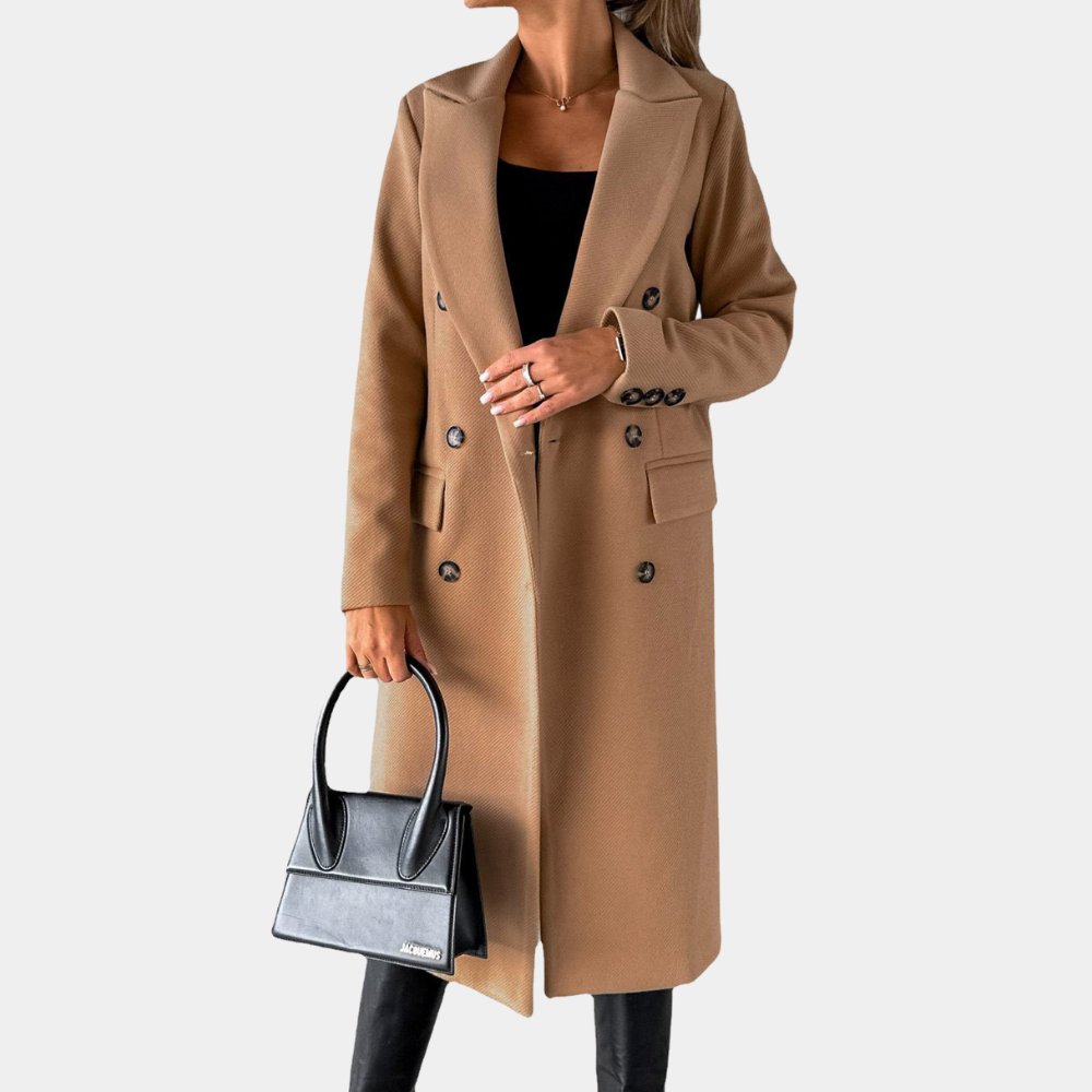 Berg-Feldt | Long manteau croisé pour femme - Hiver