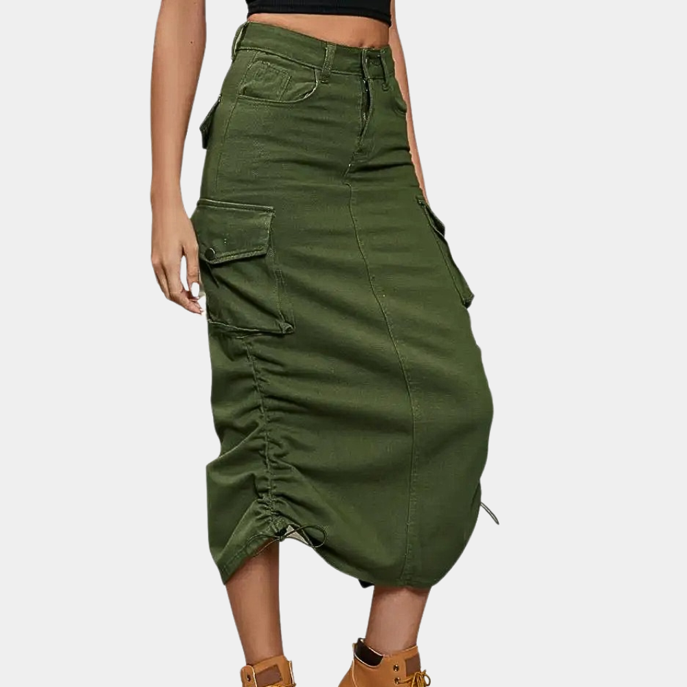 Trendiger Cargo-Rock für Damen