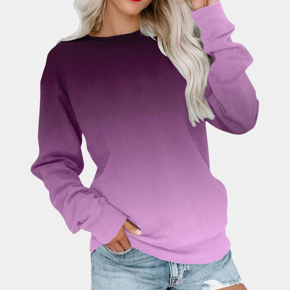 Berg-Feldt | Pattern Damen Sweatshirt Stylisches, Leichtes, Ganzjahres Atmungsaktives Design